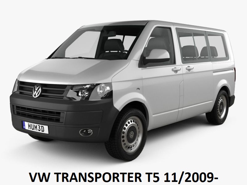 VW / TRANSPORTER V Autobus (7HB, 7HJ, 7EB, 7EJ, 7EF, 7EG, 7HF, 7E